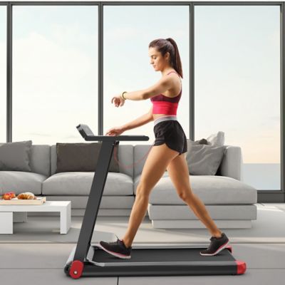 Costway Superfit Folding Electric Treadmill Compact Walking Running