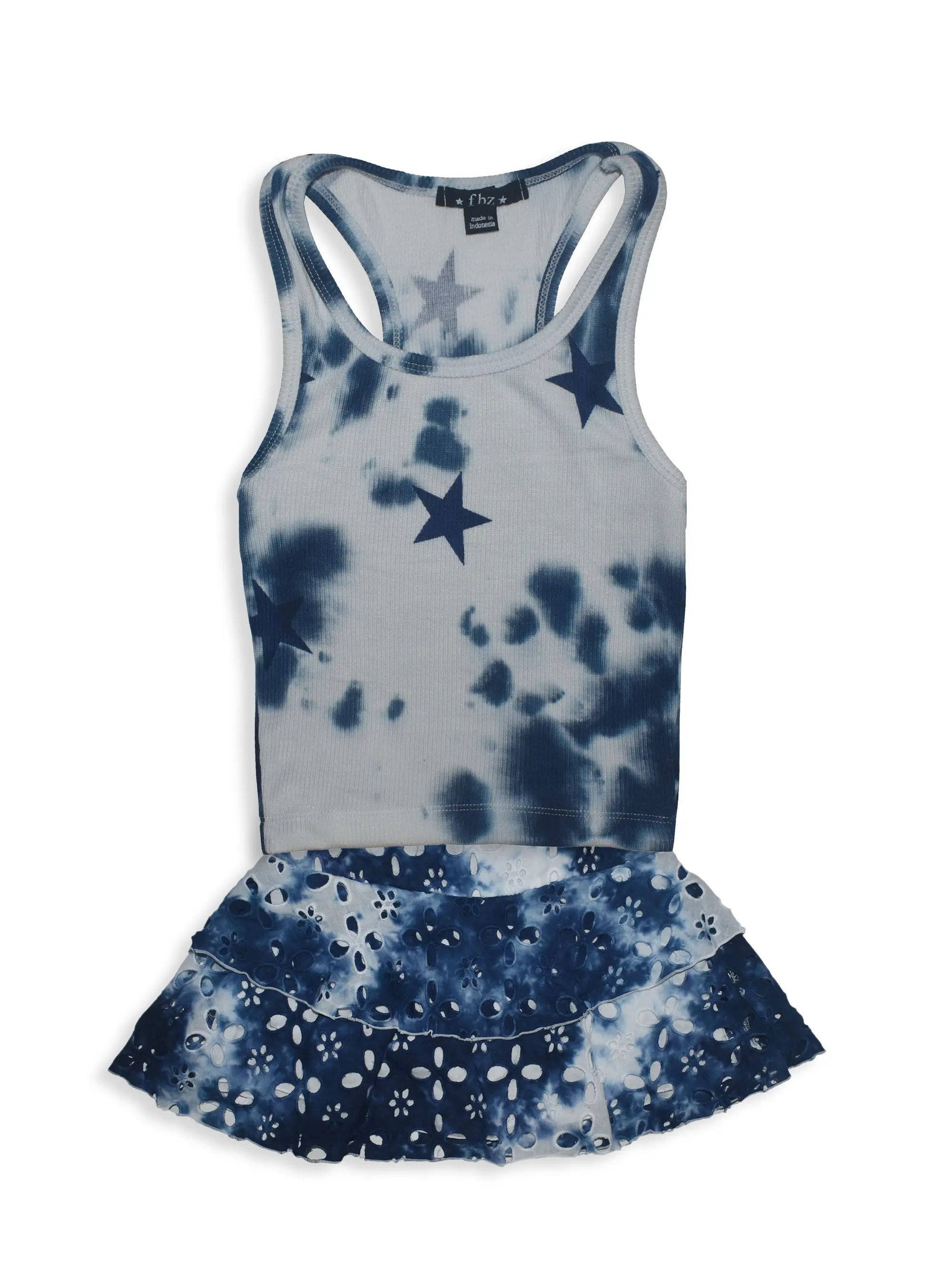 Shop Flowers by Zoe Girl's TieDye Eyelet Skirt Saks Fifth Avenue