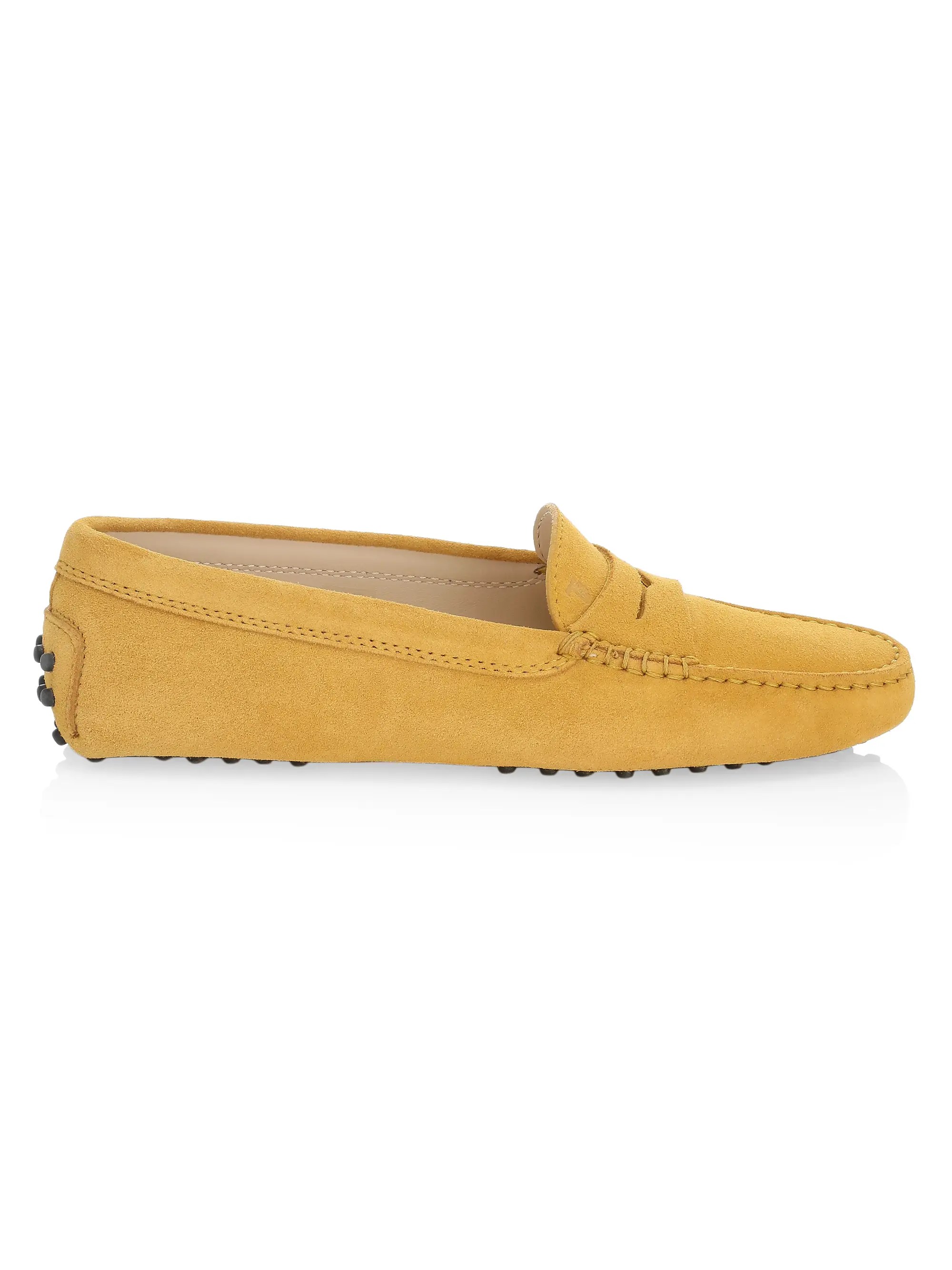 Shop Tod's Gommini Suede Mocassino Penny Loafers | Saks Fifth Avenue