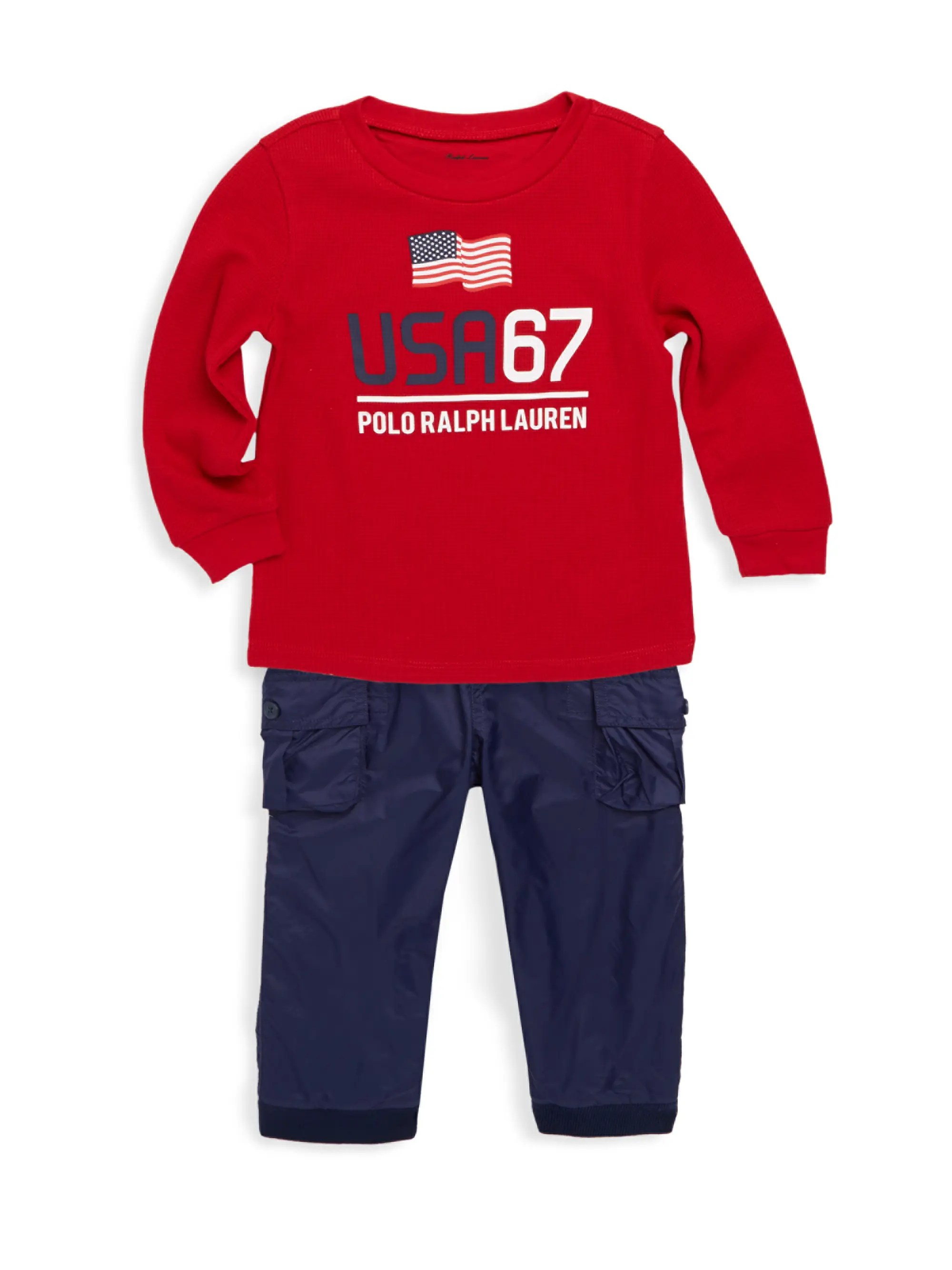 Shop Ralph Lauren Baby Boy's 2Piece Set Saks Fifth Avenue