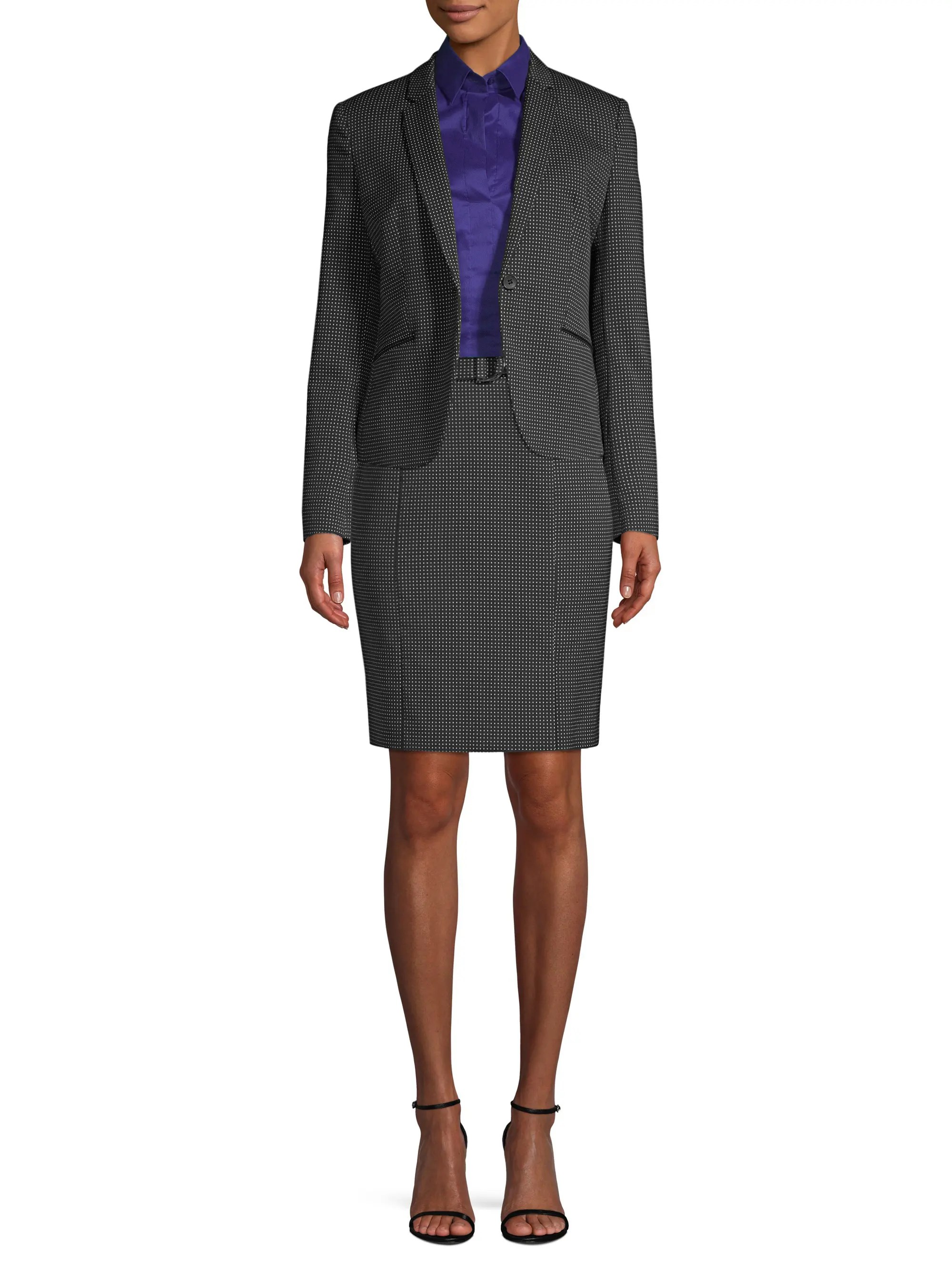 BOSS Jumano Dot Dessin Fitted Jacket SaksFifthAvenue