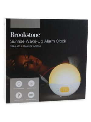 Brookstone Sunrise Wake Up Alarm Clock on SALE | Saks OFF 5TH