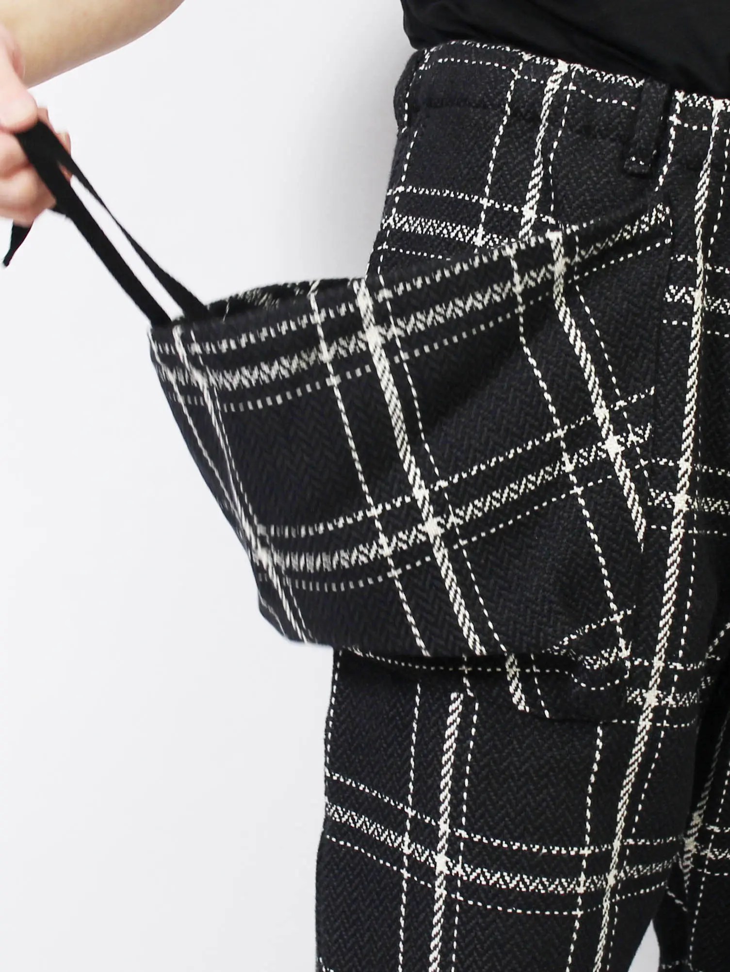 SEVEN BY SEVEN MEXCAN BLANKET POCKET PANTS Ombre check ブランケット