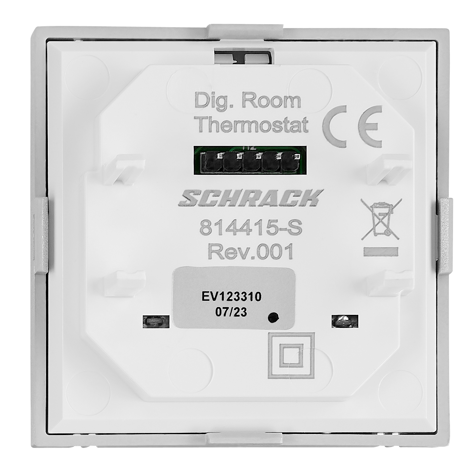 Kryt termostatu pro topení, digitální, stříbrný Online Shop Schrack