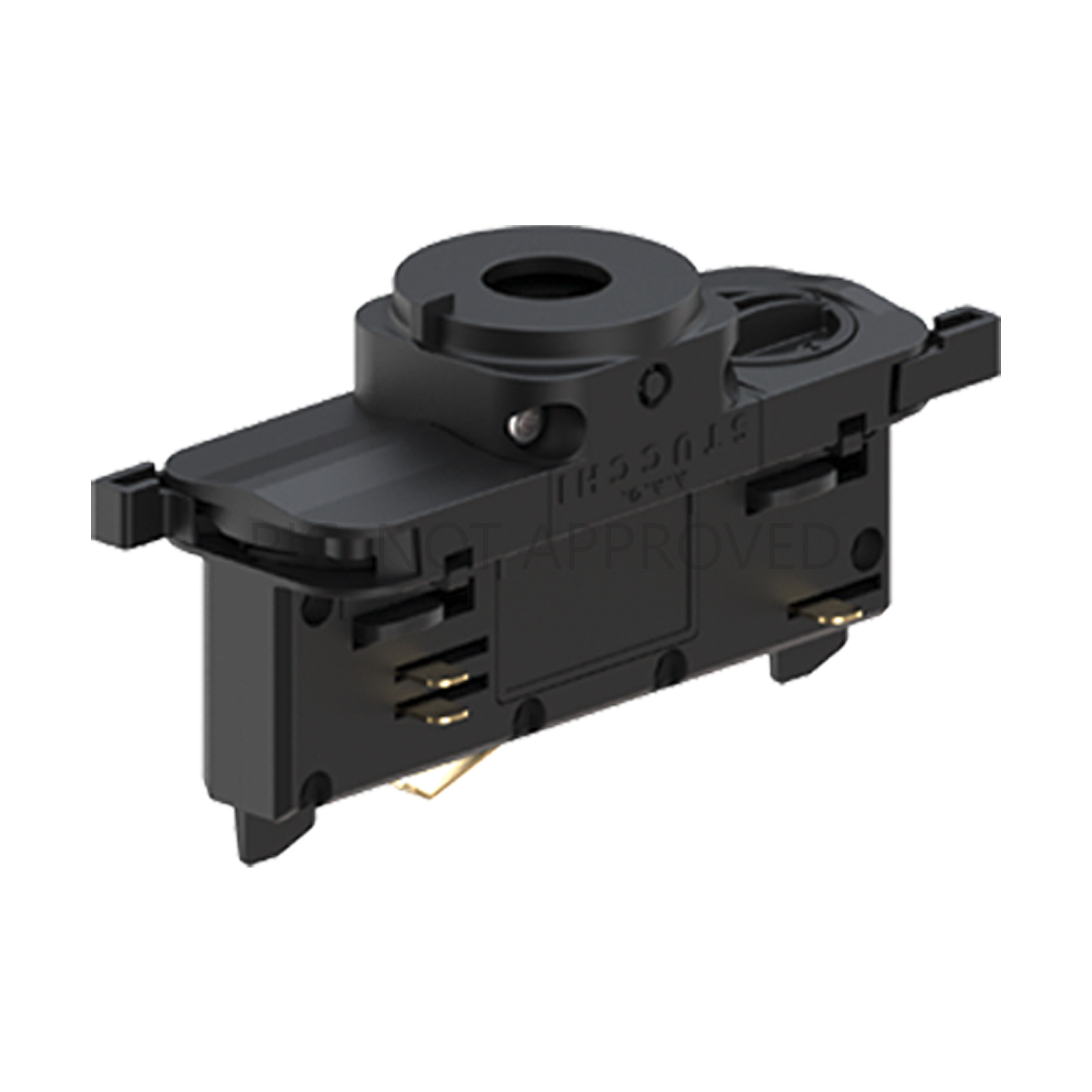 TRACK ON 3PHASE ADAPTER INCL. STRAIN RELIEF DALI BLACK Online Shop