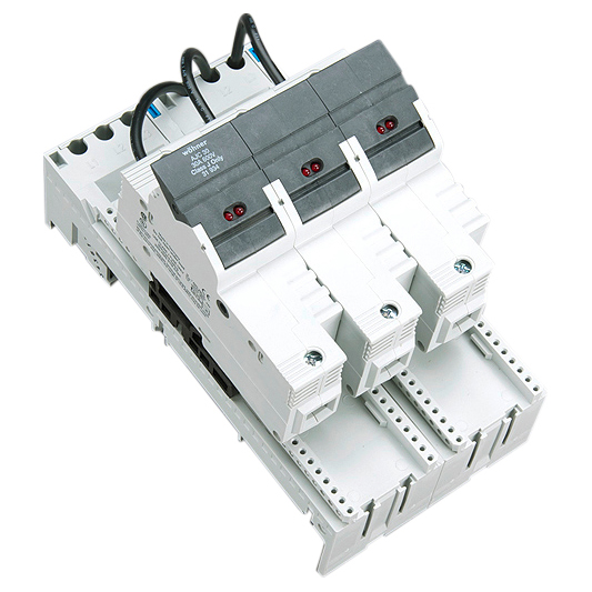 Busbar mounted fuse holder Class J, for fuse 130A + LED Online Shop