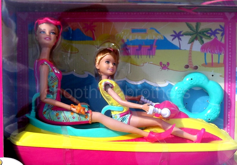 New Barbie Sisters Beach Adventure Gift Set Includes Jet Ski Golf Cart 4 Dolls eBay