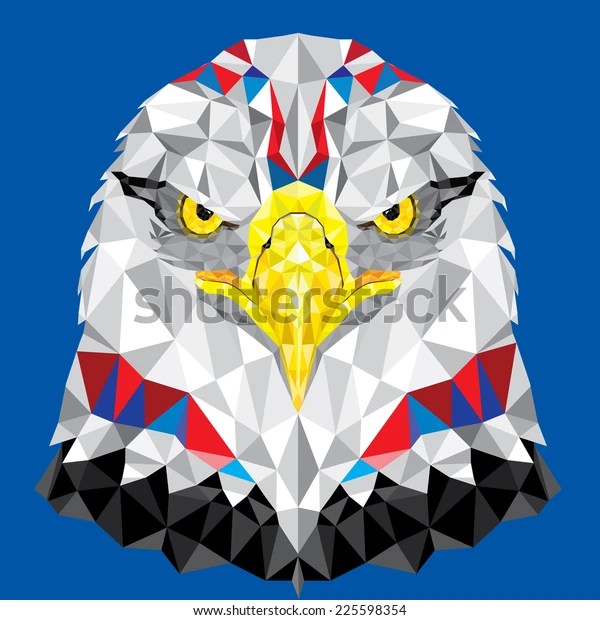 American Eagle Geometric Pattern Vector Stock Vector (Royalty Free