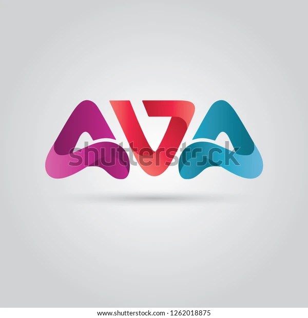 Ava Logo Design Vector Stock Vector (Royalty Free) 1262018875
