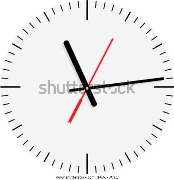 Clock Dial Vector Illustration Stock Vector (Royalty Free) 149679011