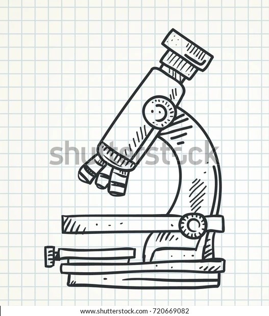 Doodle Microscope Stock Vector (Royalty Free) 720669082