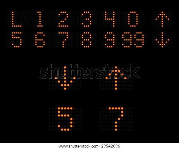 Elevator Position Indicator Stock Vector (Royalty Free) 29542096