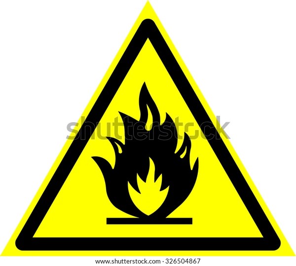 Flammable Substances Stock Vector (Royalty Free) 326504867 Shutterstock