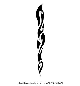 Polynesian Tattoo Simple Pattern Vector Sketch Stock Vector (Royalty Free) 637052863 280_x_260_jpg
