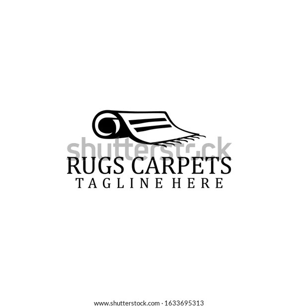 Rug Logo Design Vector Template Stock Vector (Royalty Free) 1633695313