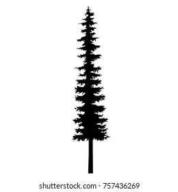 Tree Pine Black Silhouette Vector Logo Stock Vector (Royalty Free) 757436269 280_x_260_jpg