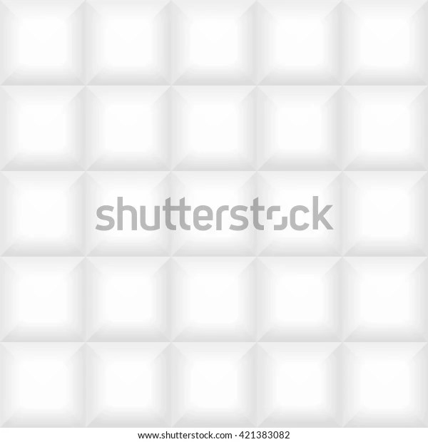 Vector White Tile Pattern Panel Background Stock Vector (Royalty Free
