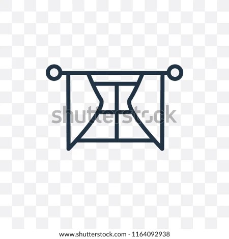 Window Vector Icon Isolated On Transparent Stock Vector Royalty