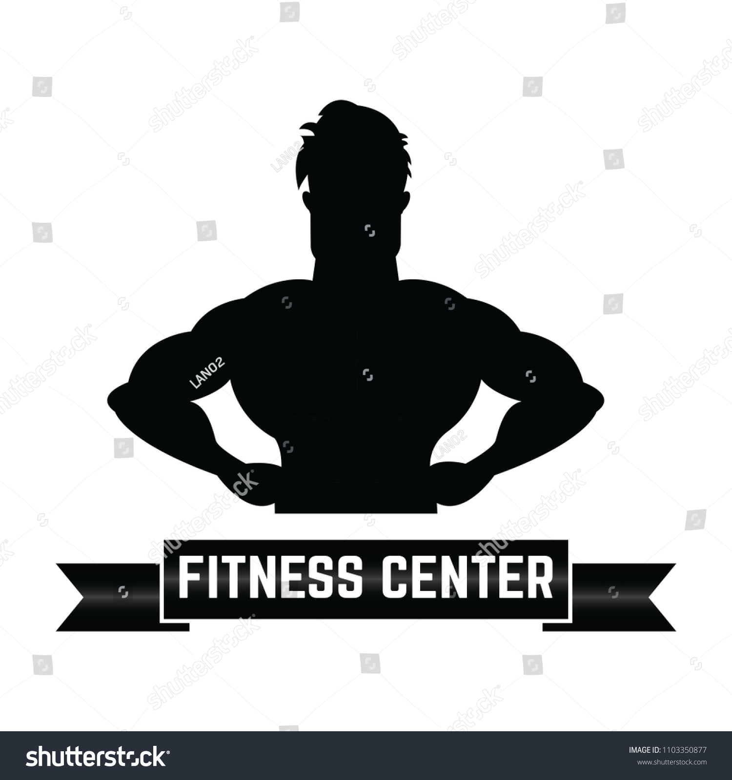 Fitness center icon Royalty Free Stock Vector 1103350877