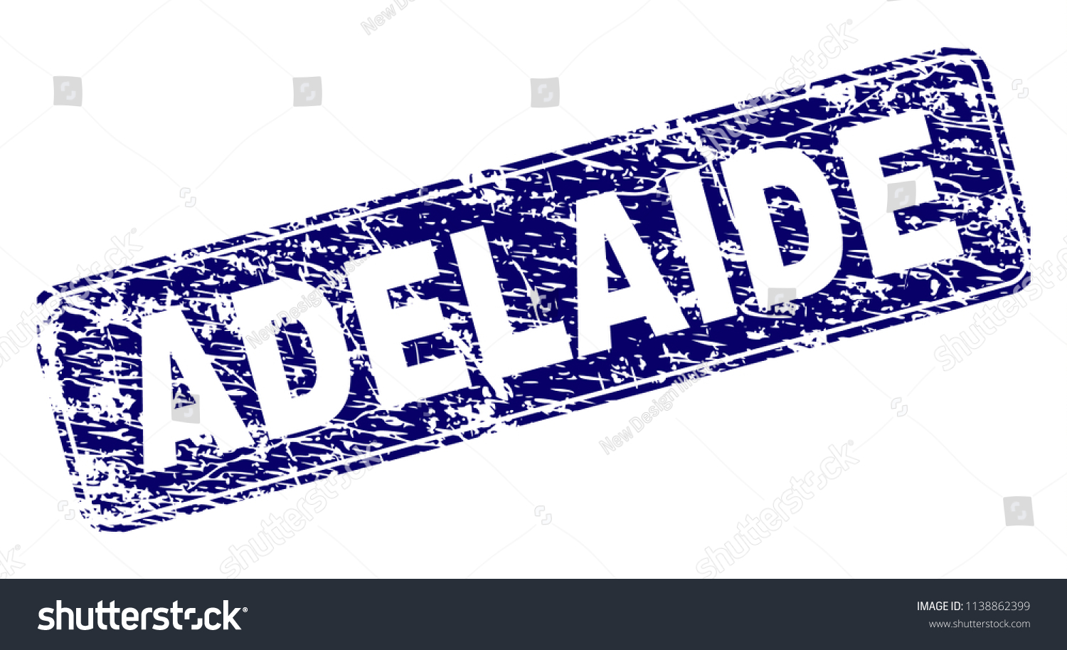 ADELAIDE stamp seal print with grunge texture. Royalty Free Stock Vector 1138862399