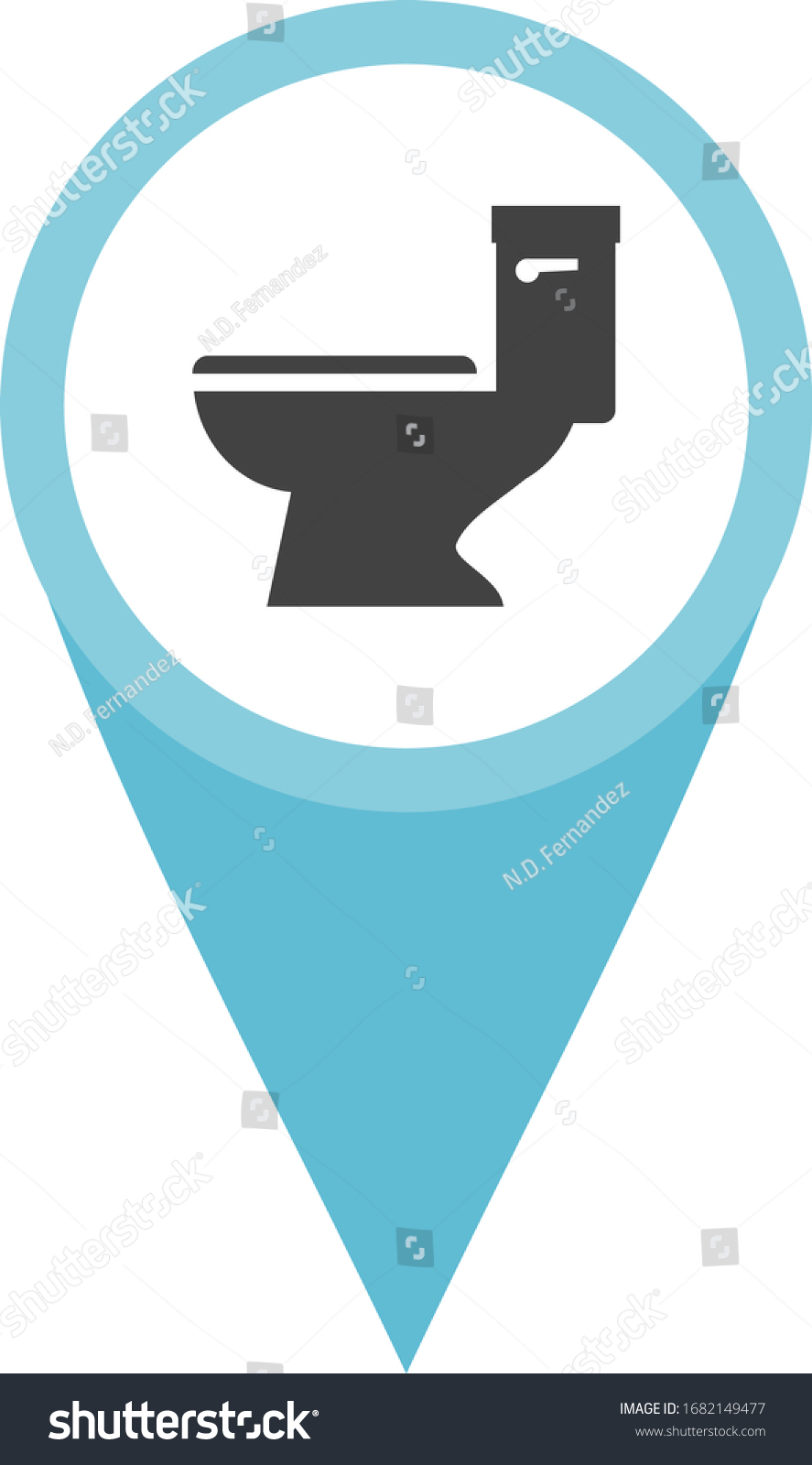 Toilet sign. Where is bathroom. Washroom. Royalty Free Stock Vector 1682149477