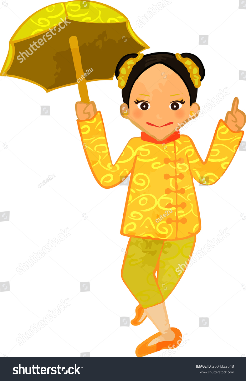 The Nutcracker Ballet The Chinese Dance Royalty Free Stock Vector