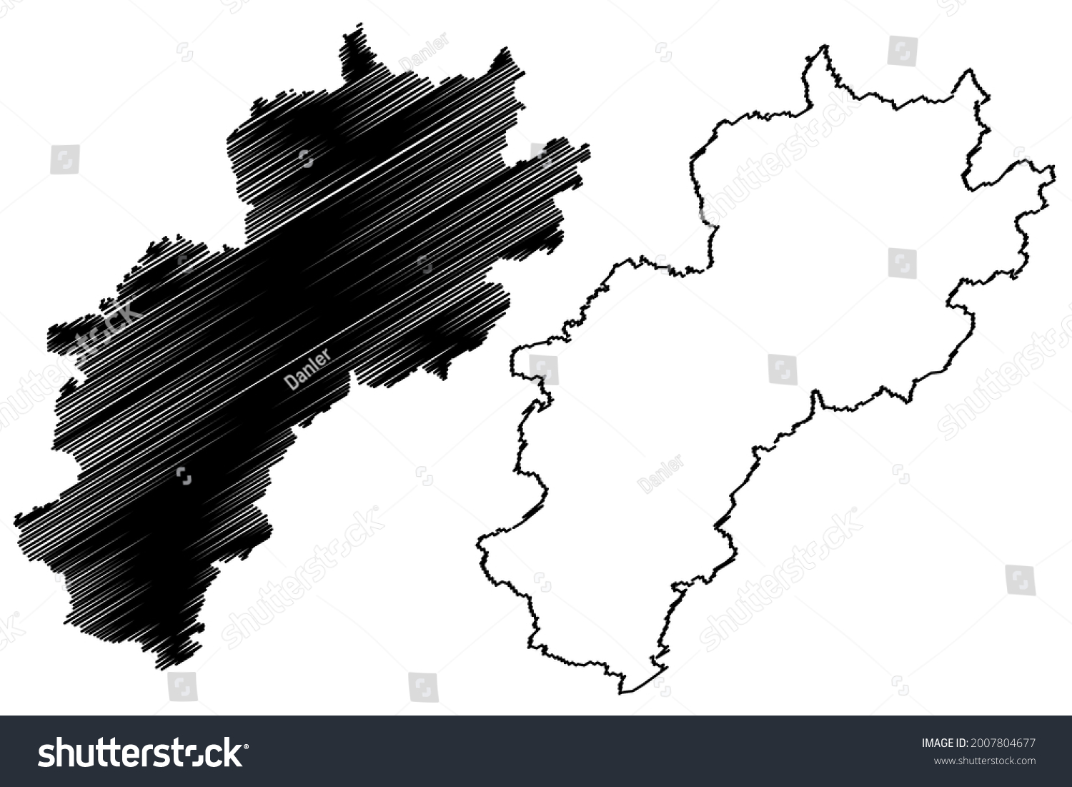 Kusel district (Federal Republic of Germany, Royalty Free Stock
