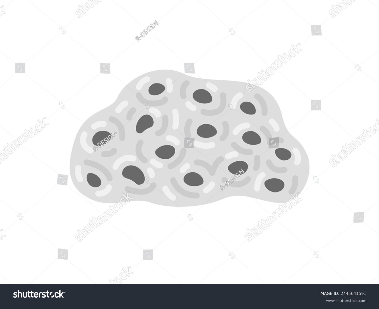 Illustration of frog eggs (color). Royalty Free Stock Vector