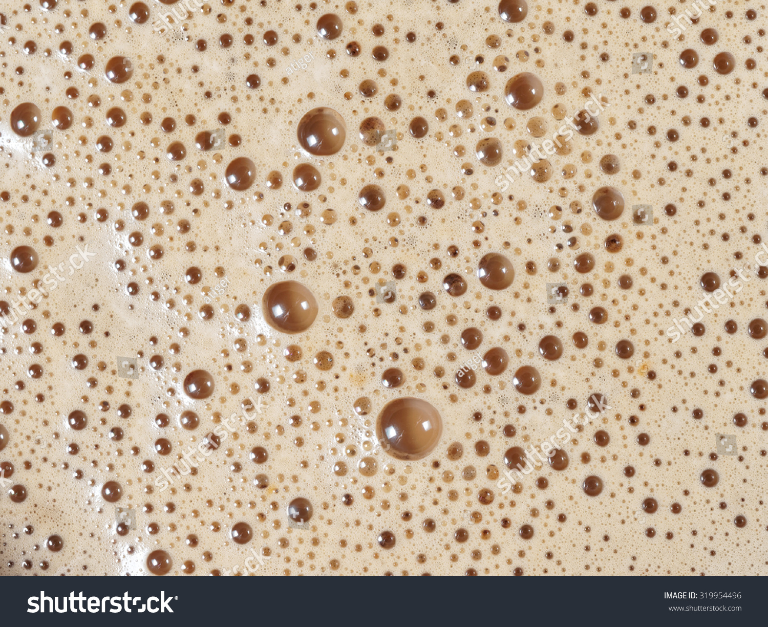 coffee foam texture Royalty Free Stock Photo 319954496