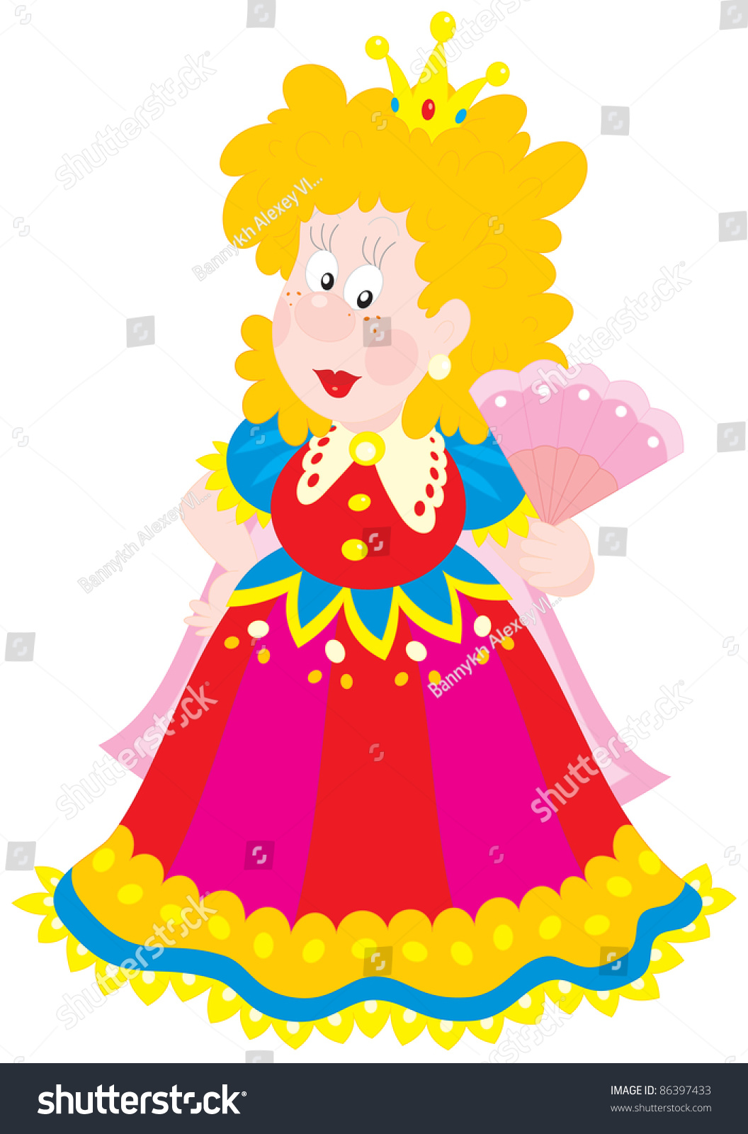 Queen Royalty Free Stock Vector 86397433