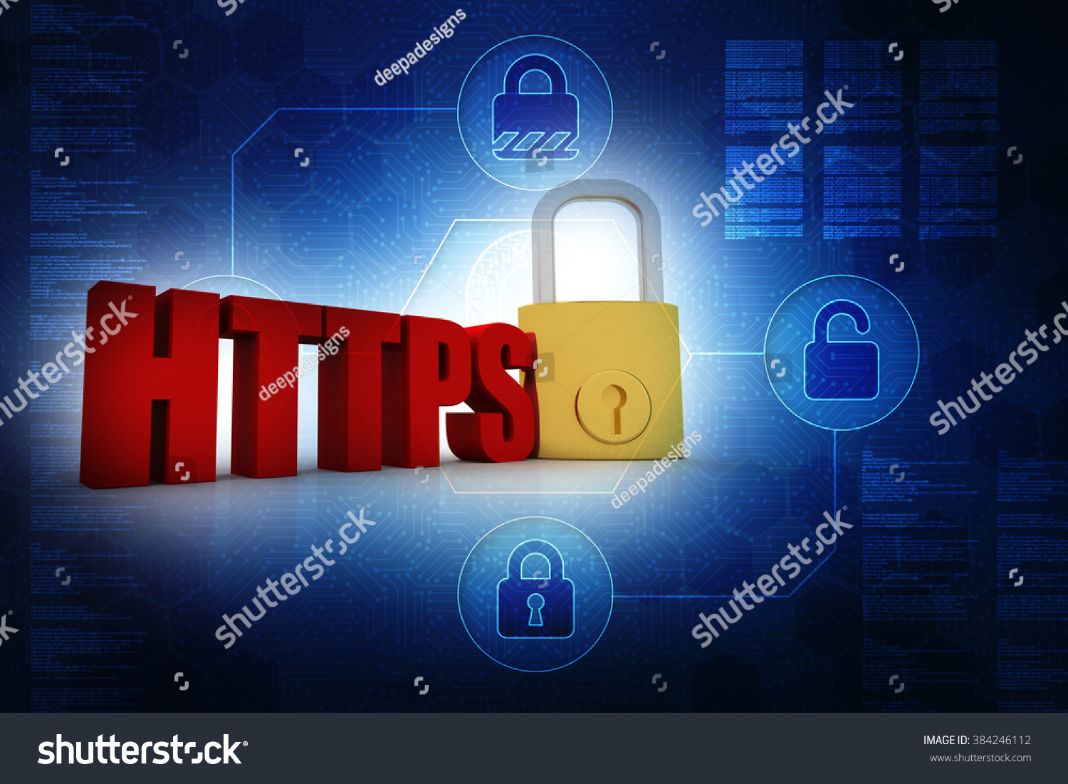 3d Image, Hypertext Transfer Protocol Secure (Https), Security Protocol For Online Transaction
