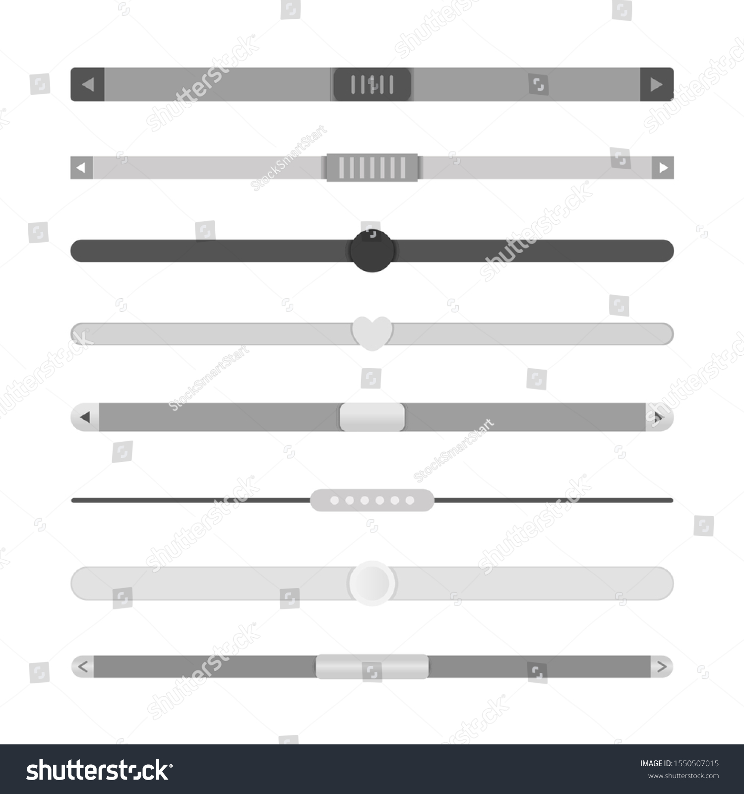 Scrollbars site Design Template Scroll Bars เวกเตอร์สต็อก (ปลอดค่า