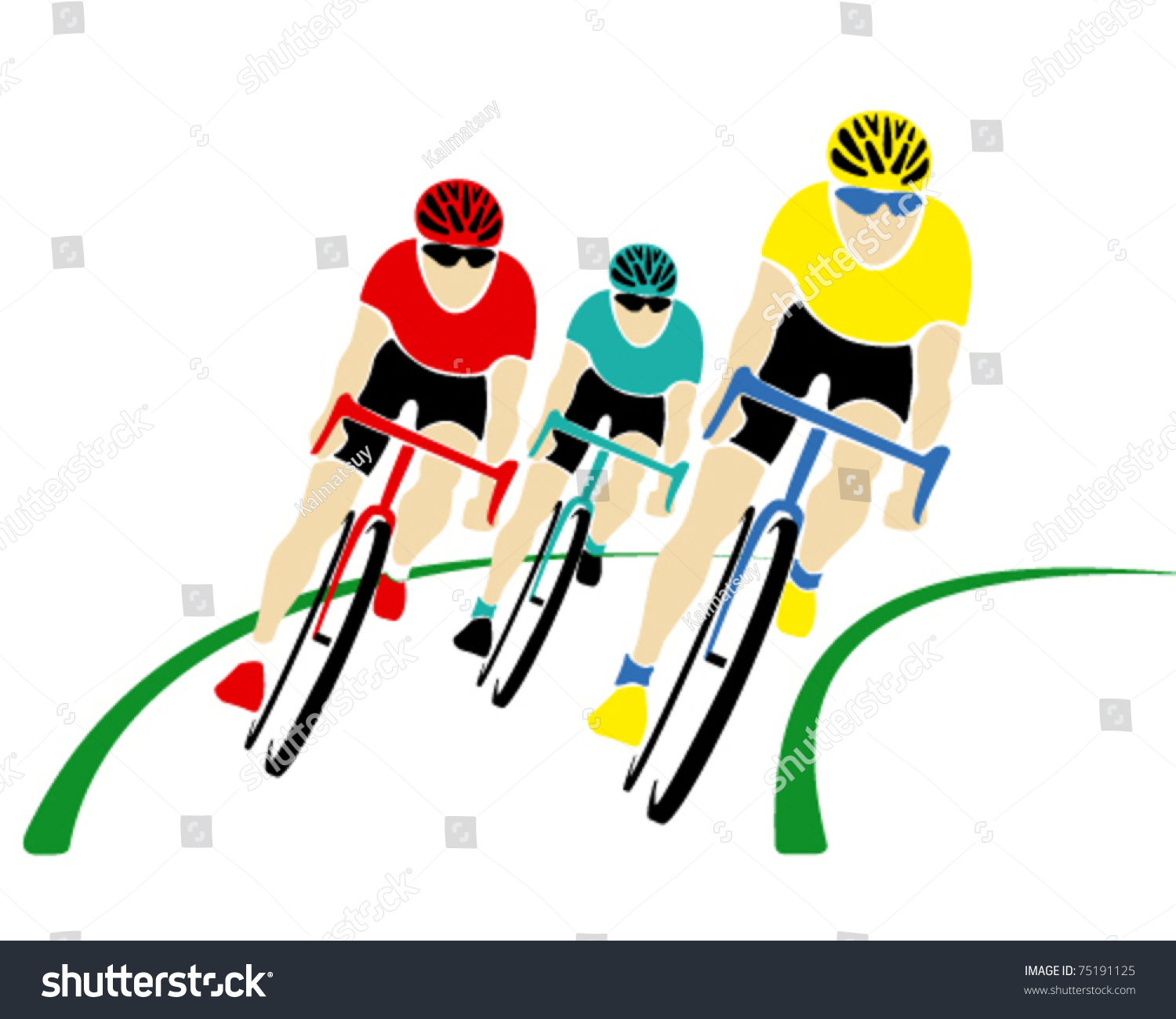 Vector Cyclists 75191125 Shutterstock
