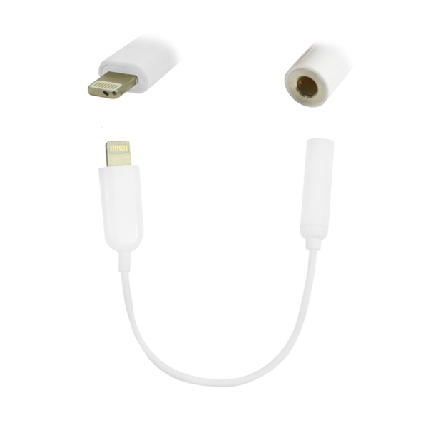 8 Pins Lightning Male to 3.5mm Headphone Jack Female Convert Cable for iPhone 8, 8 Plus