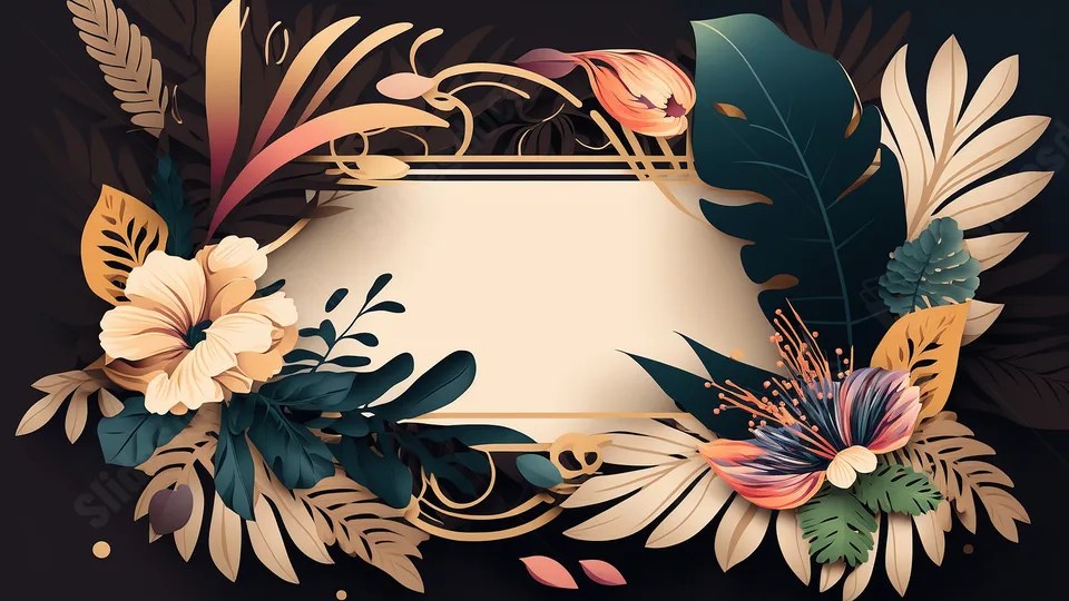 Aesthetic Black Pattern Powerpoint Background For Free Download