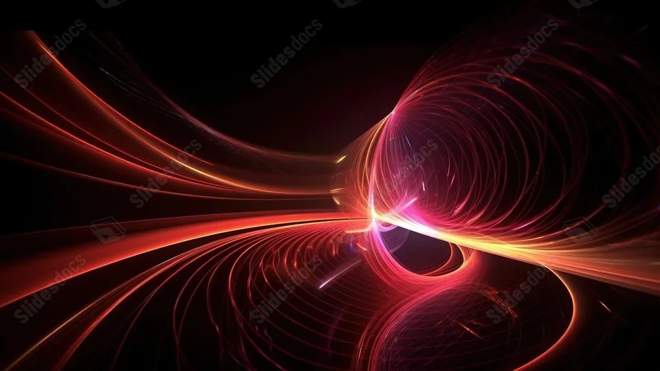 Animated Abstract Light Pattern Powerpoint Background For Free Download