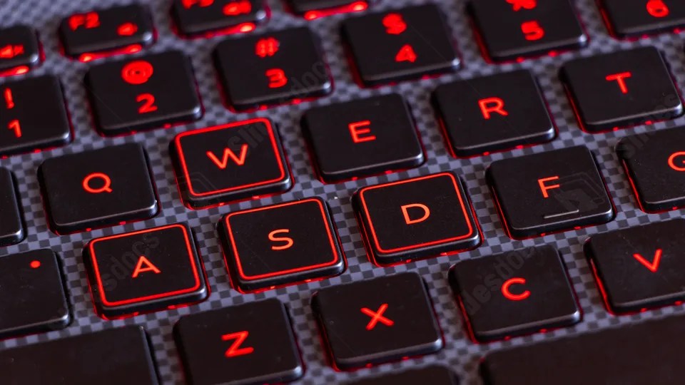 Glow Computer Letter Work Notebook Game Keyboard Powerpoint Background