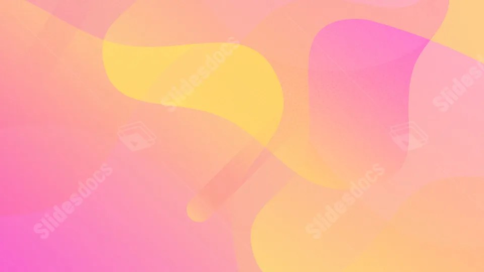 Gradient Red Yellow Irregular Geometric Simple Powerpoint Background