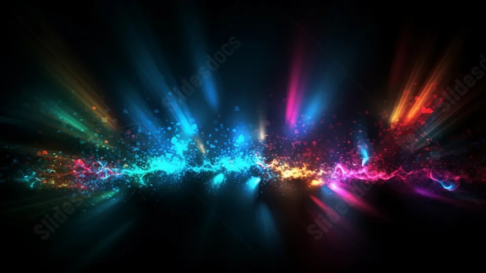 Light Effect Light Effect Ray Red Powerpoint Background For Free