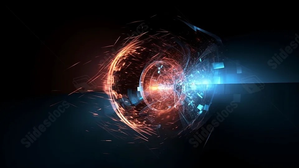 Light Effect Particle Effect Aperture Powerpoint Background For Free