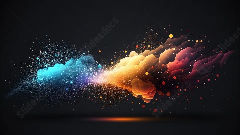 Light Effect Particle Gold Powerpoint Background For Free Download