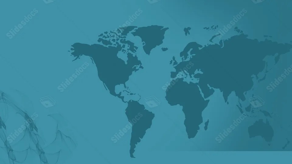 Map Blue Map Powerpoint Background For Free Download Slidesdocs