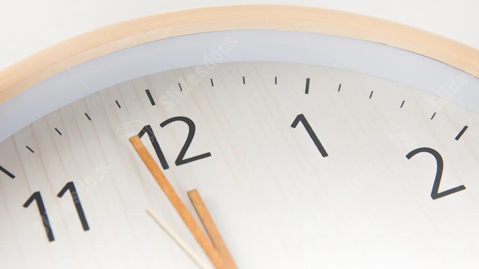 Office Business Work Bell Learn Clock Countdown Powerpoint Background