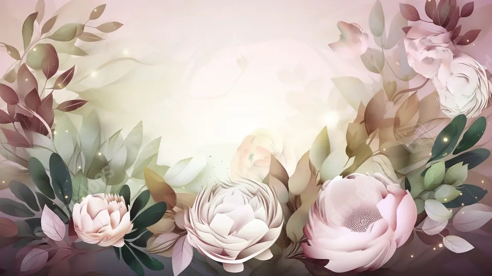 Pink Flowers Border Powerpoint Background For Free Download Slidesdocs