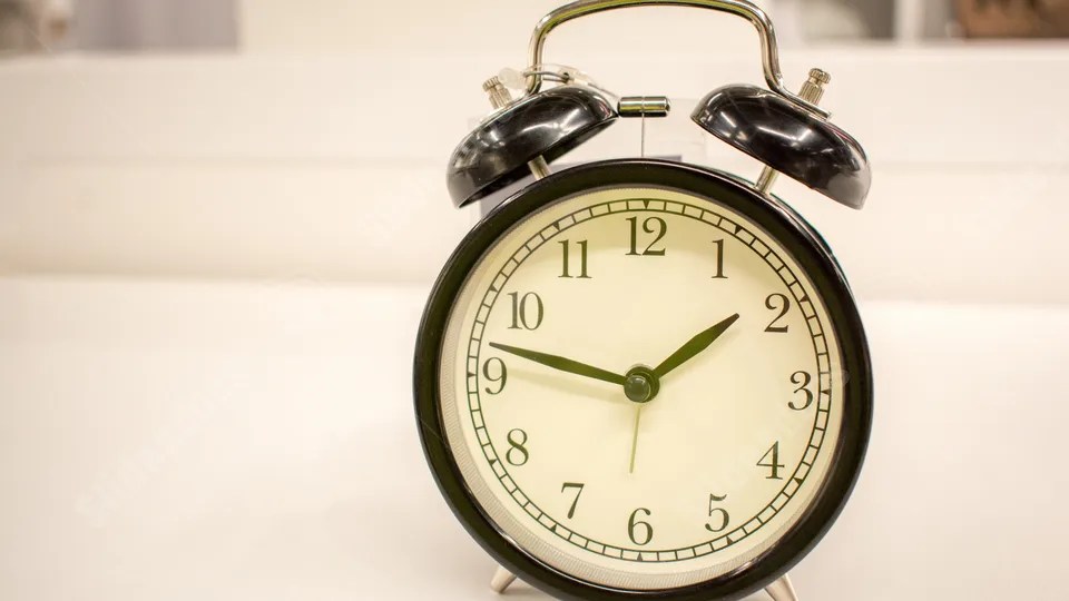 Best Digital Clock Powerpoint Background For Presentation