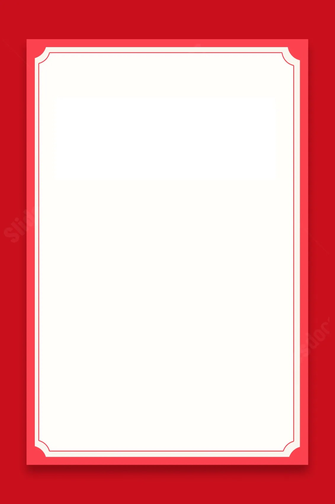 White Backgrounds With Red Borders