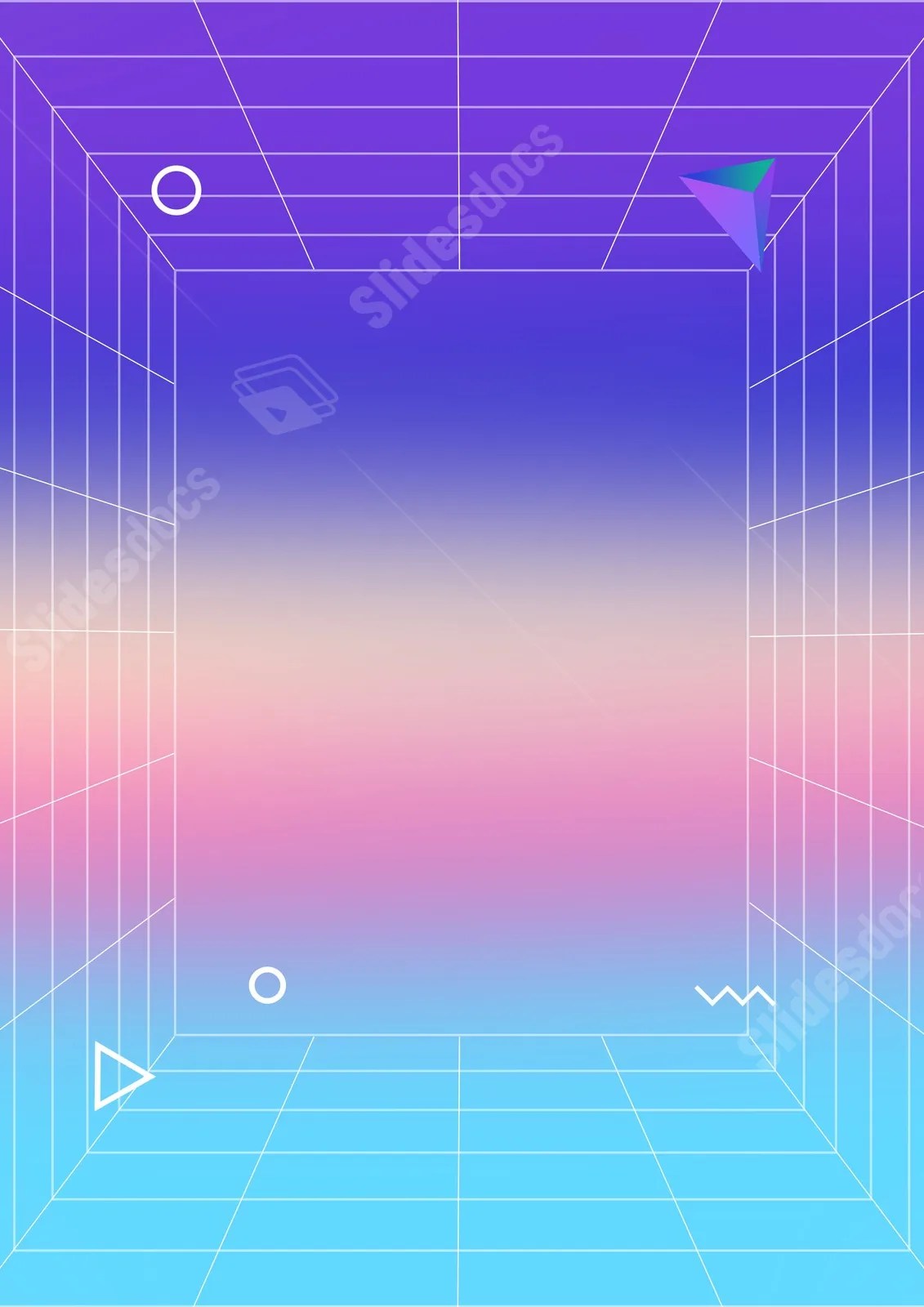 Acid Poster With Gradientline Frame Page Border Background Word