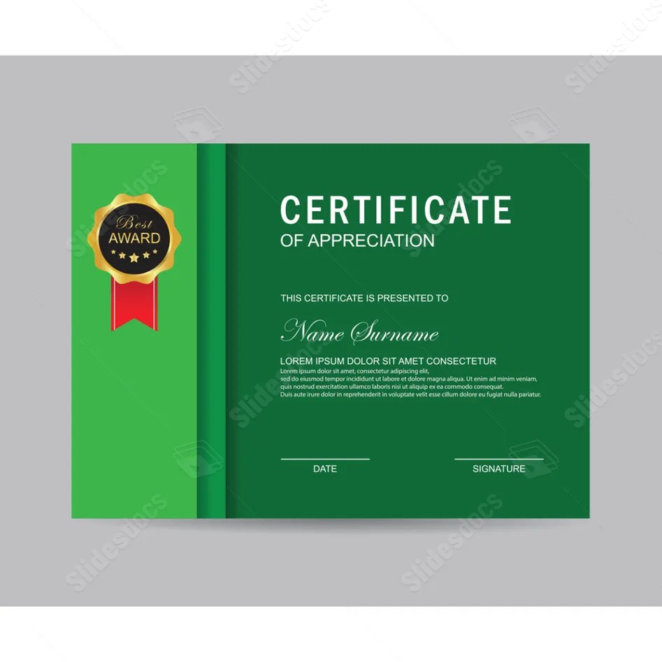 Certificate Frame Border Ornament Elegant Modern Pattern Word Template