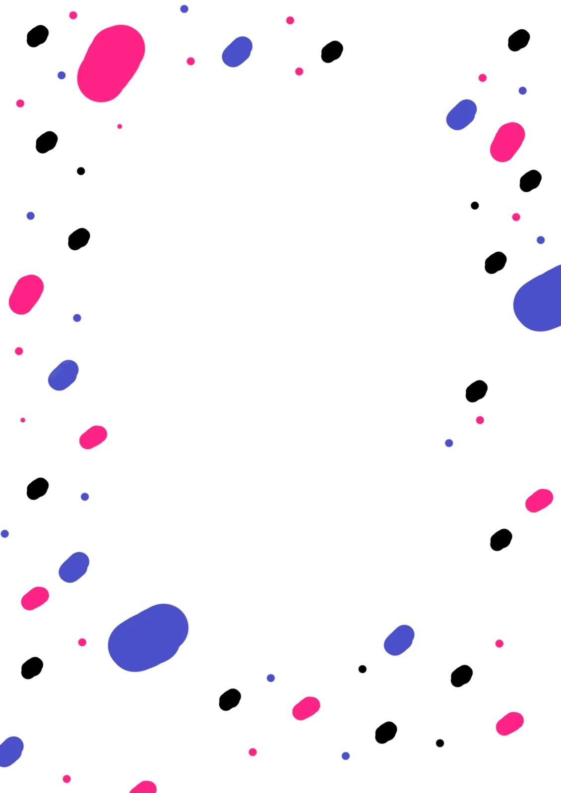 Polka Dot Border Template