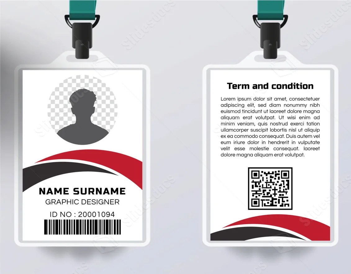 Customizable Unique ID Cards Word Template And Google Docs For Free